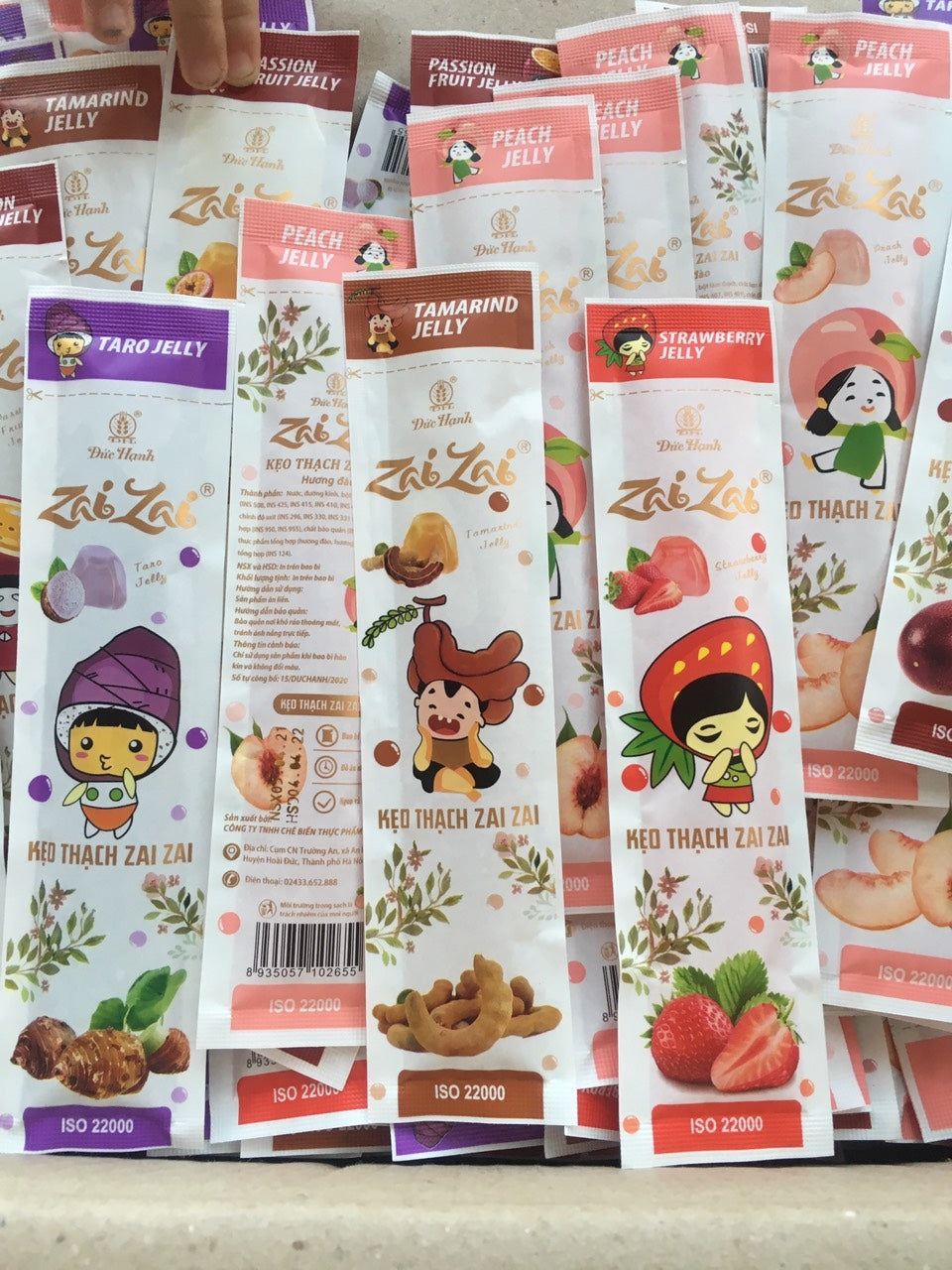 Zai Zai Mixed Fruit Jelly / Thach Trai Cay Dai Gion Zai Zai 500g