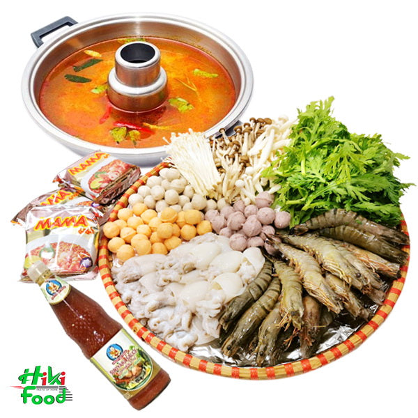HIKI COMBO 1 - Special Hot Pot For 6 People Including Soup Base And Dipping Sauce