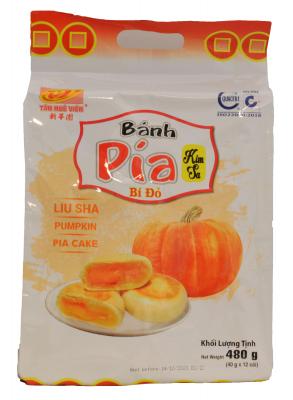 THV - Pia Cake Kim Sa PUMPKIN 480g / Banh Pia Kim Sa Bí Đỏ 480g