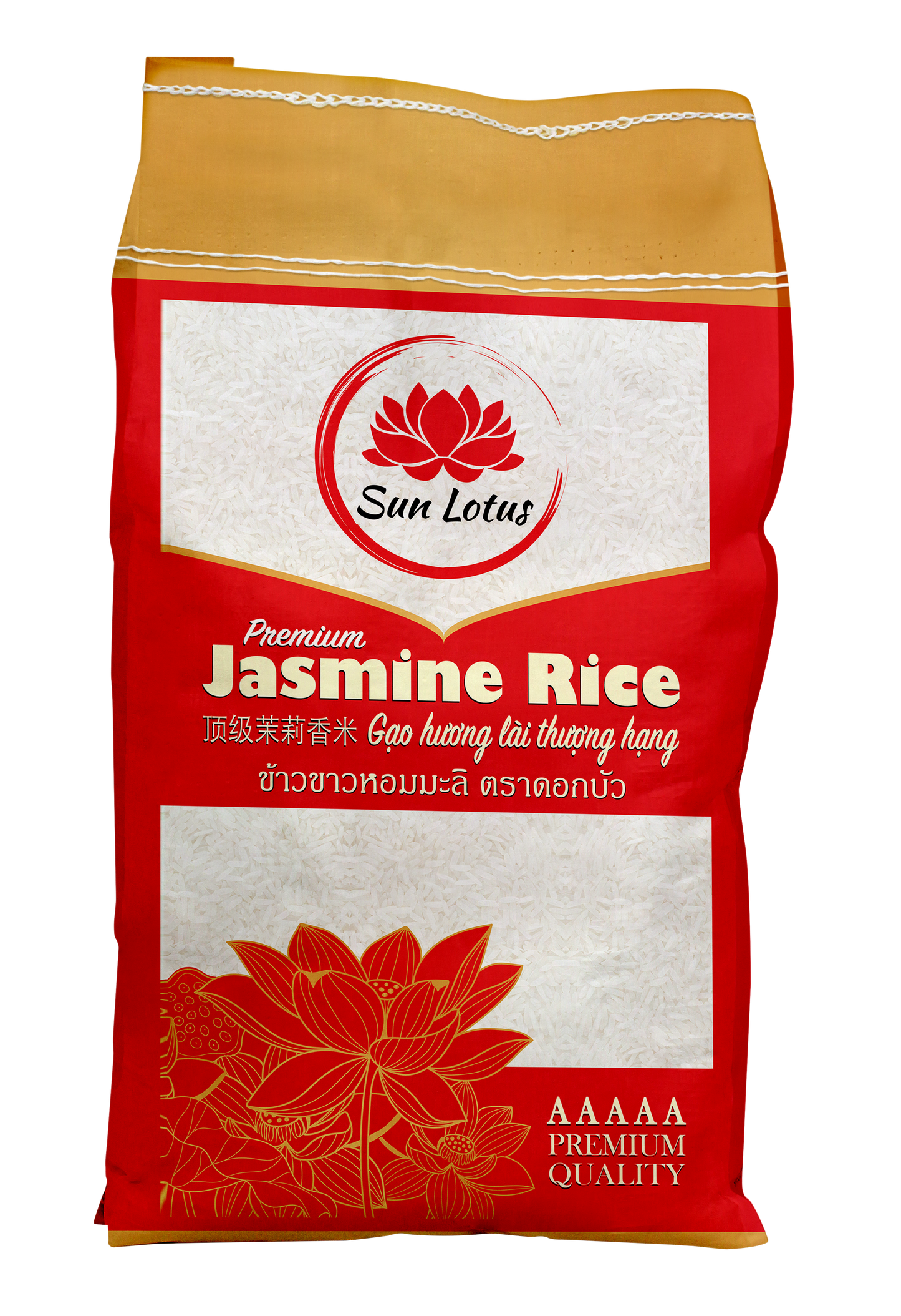SUN LOTUS Jasmine Rice 18kg/ Gạo Jasmine 18kg