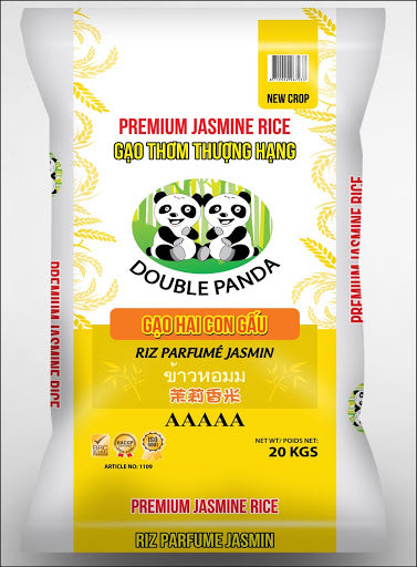 L1 - DOUBLE PANDA Yellow Jasmine Rice / Gao Thom Vang 20 kg