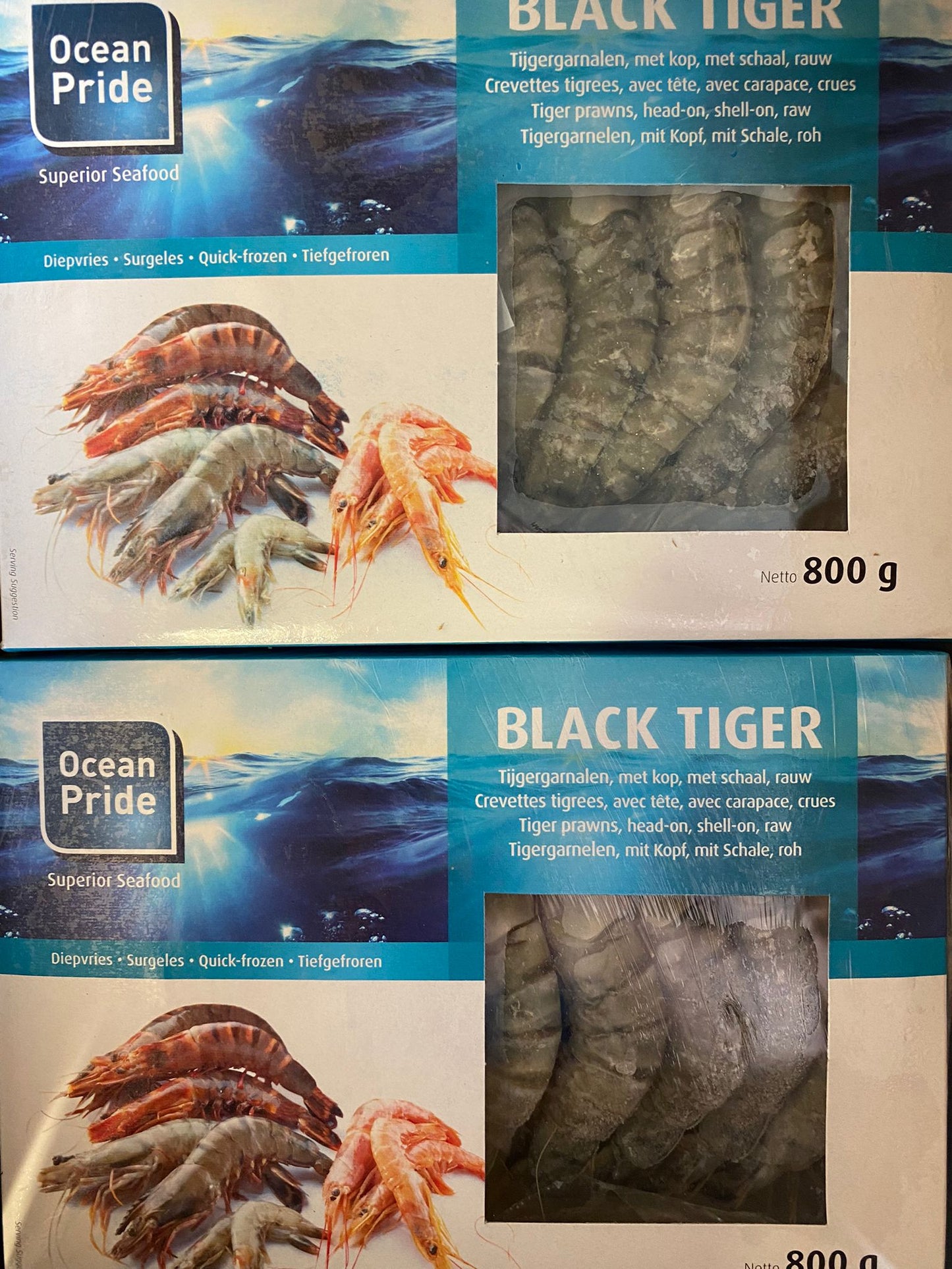 BNC - Shrimp Head on Shell On Black Tiger 16/20 1kg (20%)