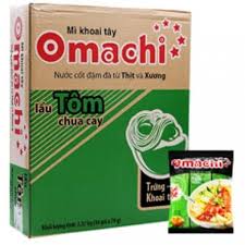 Omachi Instant Noodles Shimp Flavour 30 x 80g (1 box)
