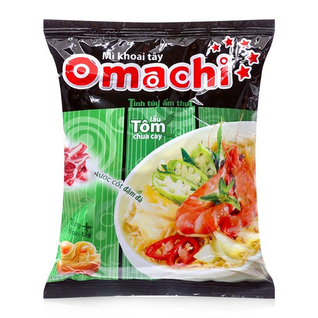Omachi Instant Noodles Shrimp Flavour 80g