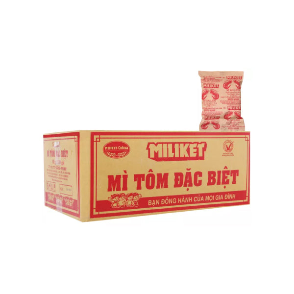 Miliket Instant Noodles 100 x 65g (1 box)