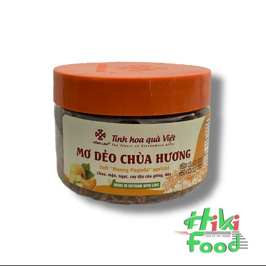 Limber Apricots/ Mơ Dẻo Gừng Chùa Hương 200g