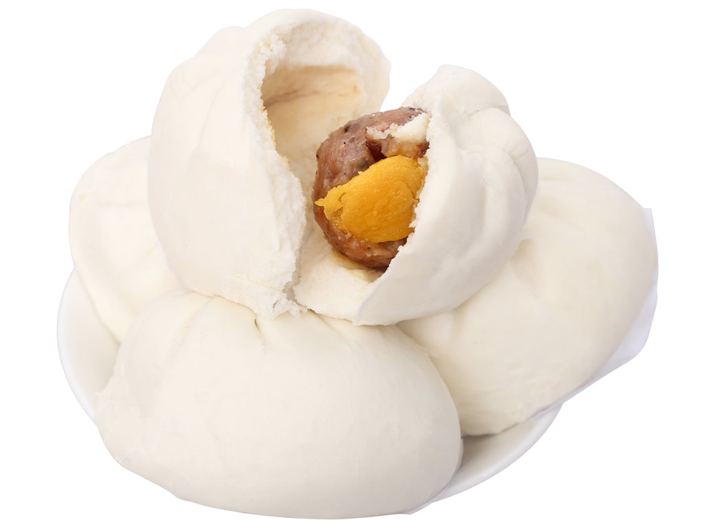 Pork Salted Egg Bun/Banh Bao Thit 2 Trung Muoi 220g