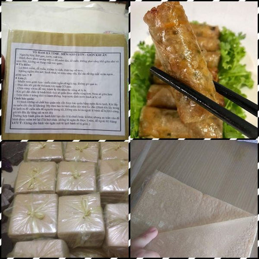 Ha Tinh Rice Paper 40-50 Leaves/ Vo Banh Ram Ha Tinh (BBD: 1/4/2023)