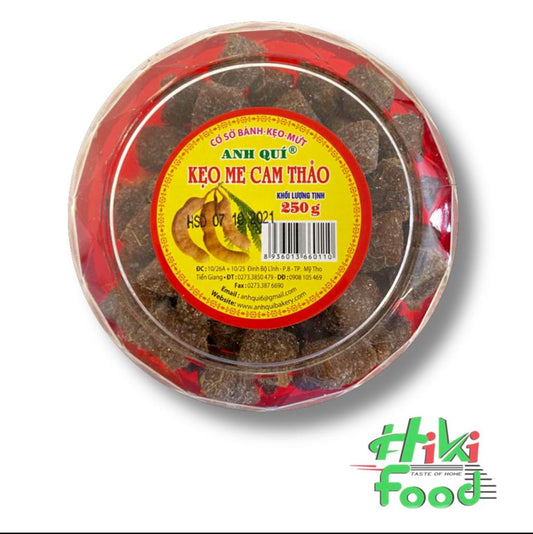 Sweet Licorice Tamarind Candy / Kẹo Me Cam Thảo 200g