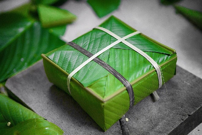 Vegan Sticky Rice Cake 0.9-1 Kg/ Banh Chung Chay 0.9-1 Kg