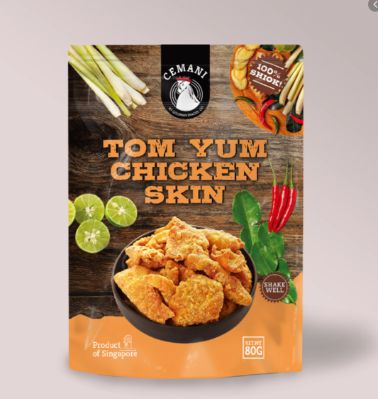 L2 - Crispy Chicken Skin Tom Yam Plavour/ Da Ga Chien Gion Vi Lau Thai
