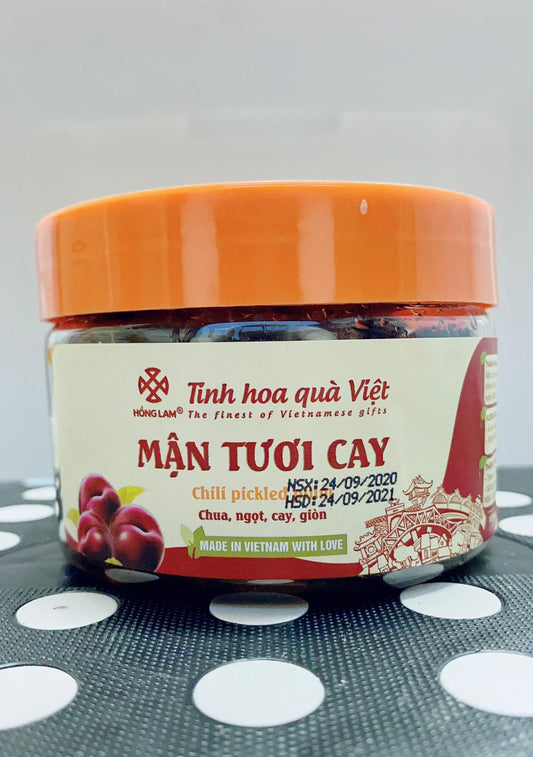 T1 - Dried Spicy Plum/ Mận Cay Tươi 200g
