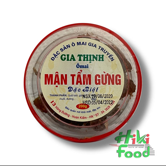 T1 - Dried Ginger Plum/ Omai Mận Tẩm Gừng  200g