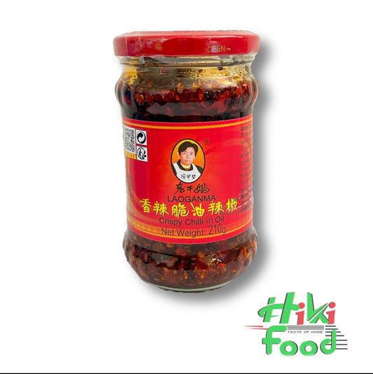LAOGANMA Crispy Chilli in Oil 210g /Sate Ớt Khô