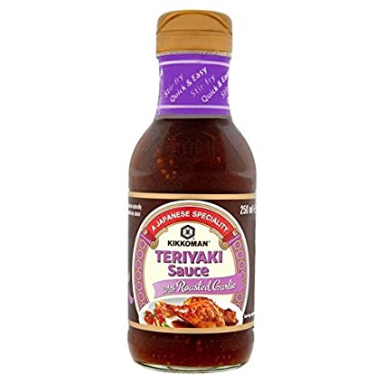 TM - KIKKOMAN Teriyaki Sauce Roasted Garlic / Sot Toi Teriyaki 250ml
