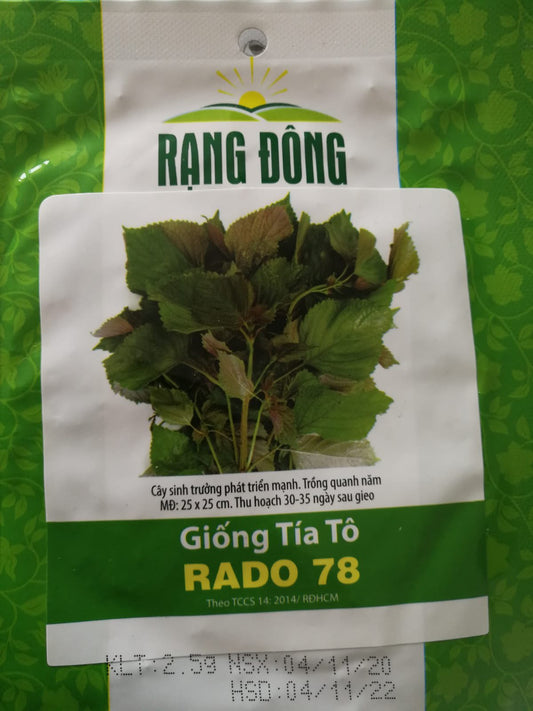 VN -  Perilla Mint Seeds / Hat Giong Tia To Rado 78