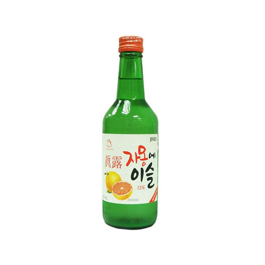 A1 - JINRO Soju Grapefruit 13% Alc 360ml / Ruou Soju Vi Buoi