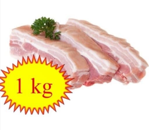 MEAT - Pork Belly 3 pcs 1100g-1200g/ Ba Roi 3 Mieng
