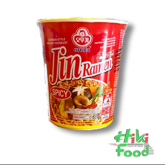 HS - Ottogi Jin Ramen( Hot) Cup /  My Ly Jin Ramen Cay 65g