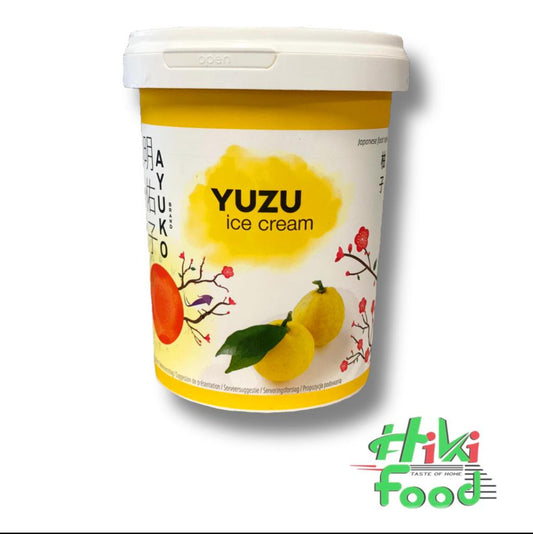 HS - AYUKO Ice Cream Yuzu Flavour 500ml / Kem Hop Vi Cam Chanh