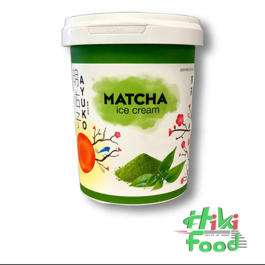 HS - AYUKO Ice Cream Matcha Flavour 500ml / Kem Hop Vi Tra Xanh