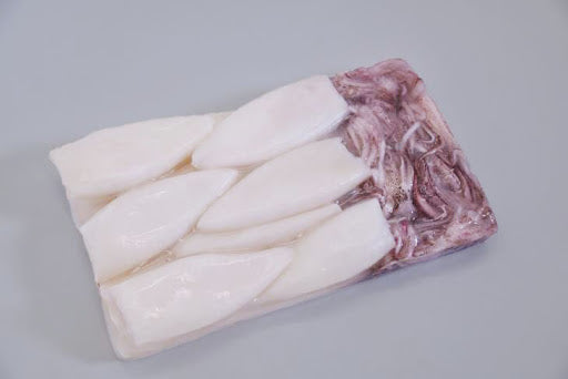 BNC - Cleaned Squid Tubes 1kg 20% / Muc Co Dau Lam Sach