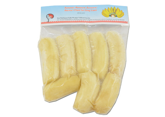 Frozen Peeled Banana / Chuoi Su Boc Vo Dong Lanh 500g