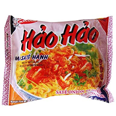 Acecook Hao Hao Inst. Noodle Sate Onion 30 x 74g (1 Box)
