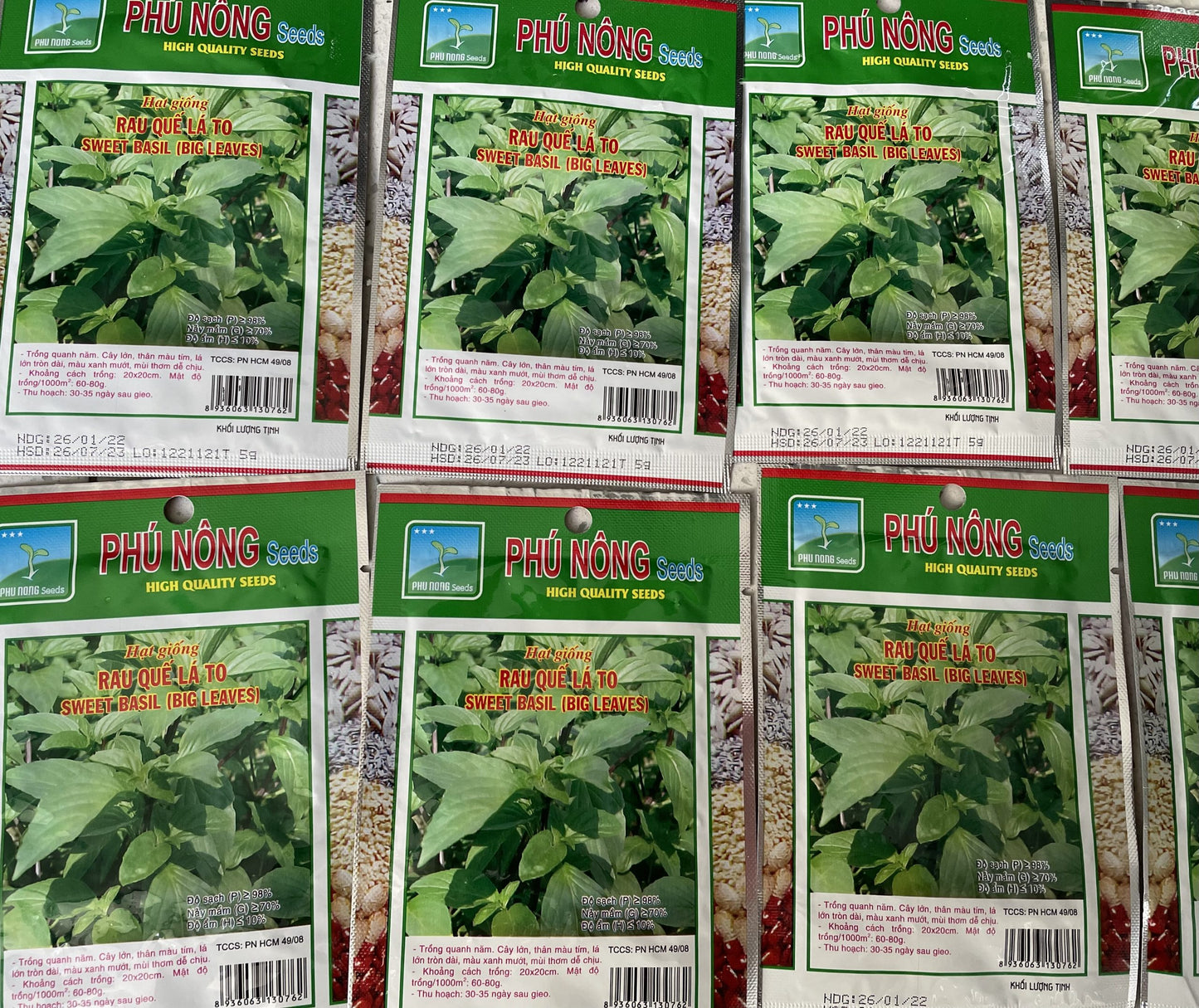 Sweet Basil Seeds / Hat Giong Hung Que