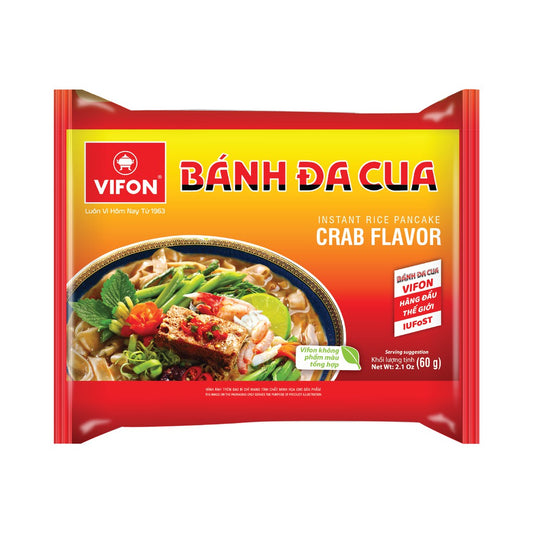 FRN - Instant Rice Pancake with Crab Banh Da Cua 60g