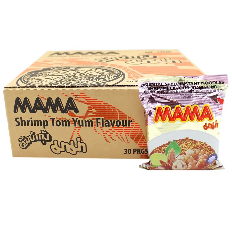 MAMA Inst. Noodle Shrimp 30x60g (1 box)