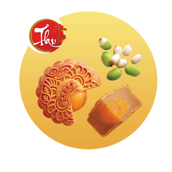 TP - KINH DO Moon Cakes  Lotus Egg/ Banh Nuong Hat Sen 1 Trung 150g