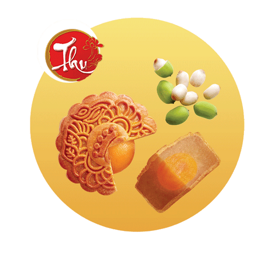 TP - KINH DO Moon Cakes  Lotus Egg/ Banh Nuong Hat Sen 1 Trung 150g