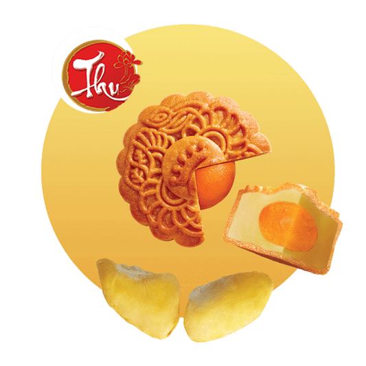 TP - KINH DO Moon Cakes Durian 1 Egg/ Banh Nuong Sau Rieng 1 Trung 150g