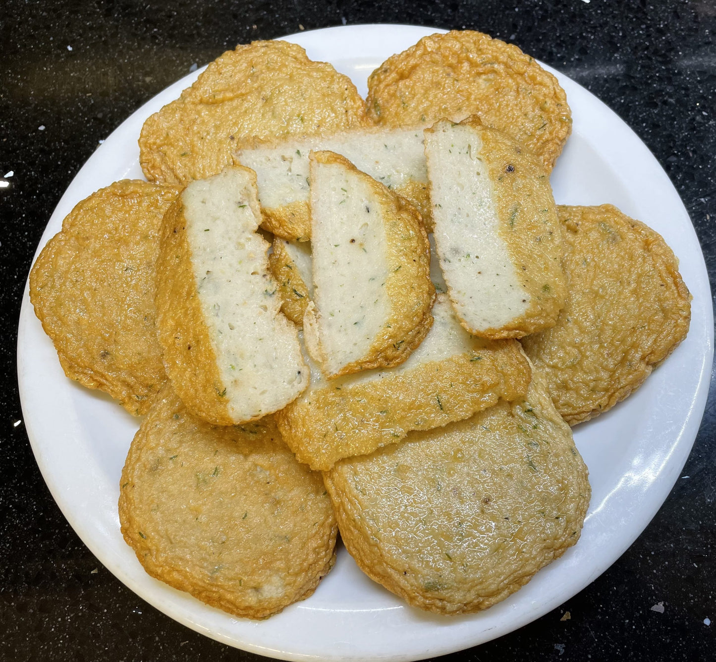 Seasoned Fishpaste Slices 400g / Cha Ca Chien 8 Mieng Tron