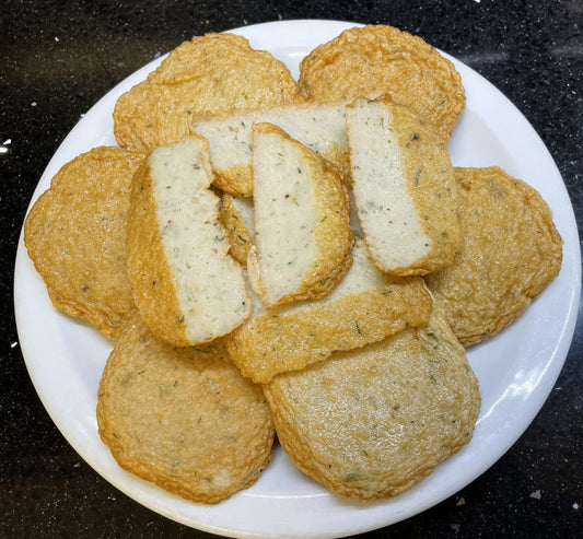 Seasoned Fishpaste Slices 400g / Cha Ca Chien 8 Mieng Tron