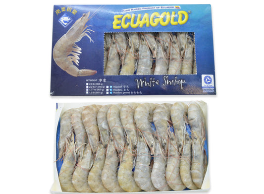 ECUAGOLD Vannamei Shrimps 20/30 1kg  / Tom The Co Dau Co Vo