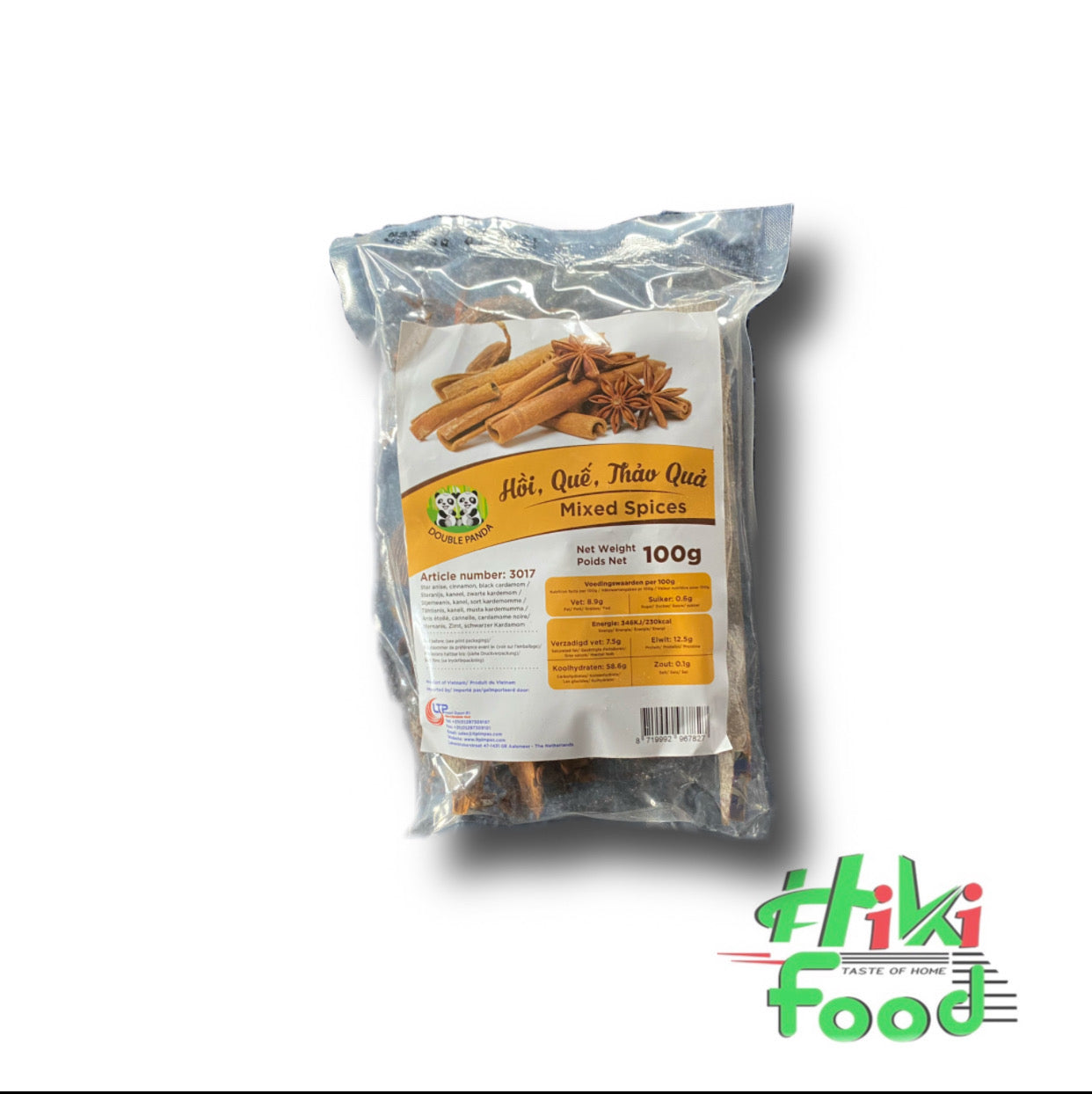 Mixed Spices Aniseed, Cinnamon, Kardemom 100g (kem tui loc)