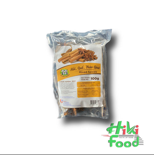 Mixed Spices Aniseed, Cinnamon, Kardemom 100g (kem tui loc)