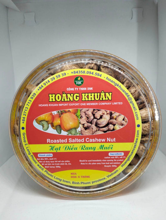 Roasted Cashew Nut With Salt / Hat Dieu Rang Muoi 500g