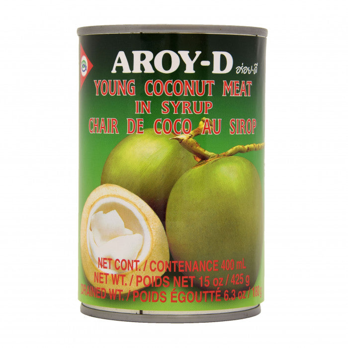 AROY-D Young Coconut Meat in Syrup 425g