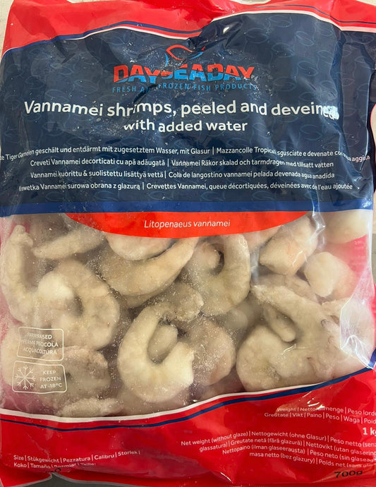 Vannamei Shrimps 26/30 1Kg (30%) / Tôm Không Đầu Lột Vỏ 1kg