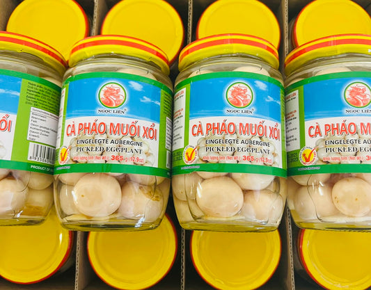 Eggplant preserved Ca Phao Muoi Xoi 365g