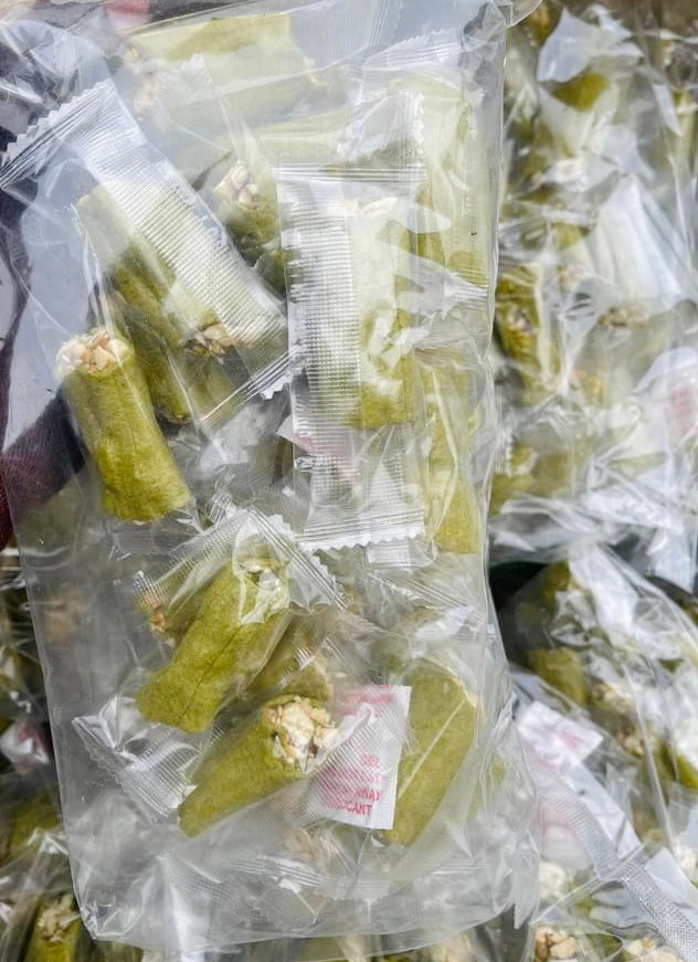 Peanut Greentea Caramel Candy/ Keo Doi Lac Tra Xanh 300g Kem Tui