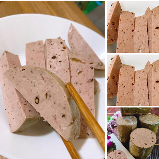 NL-Vietnamese Beef Sausage/ Gio Bo La Chuoi 500g