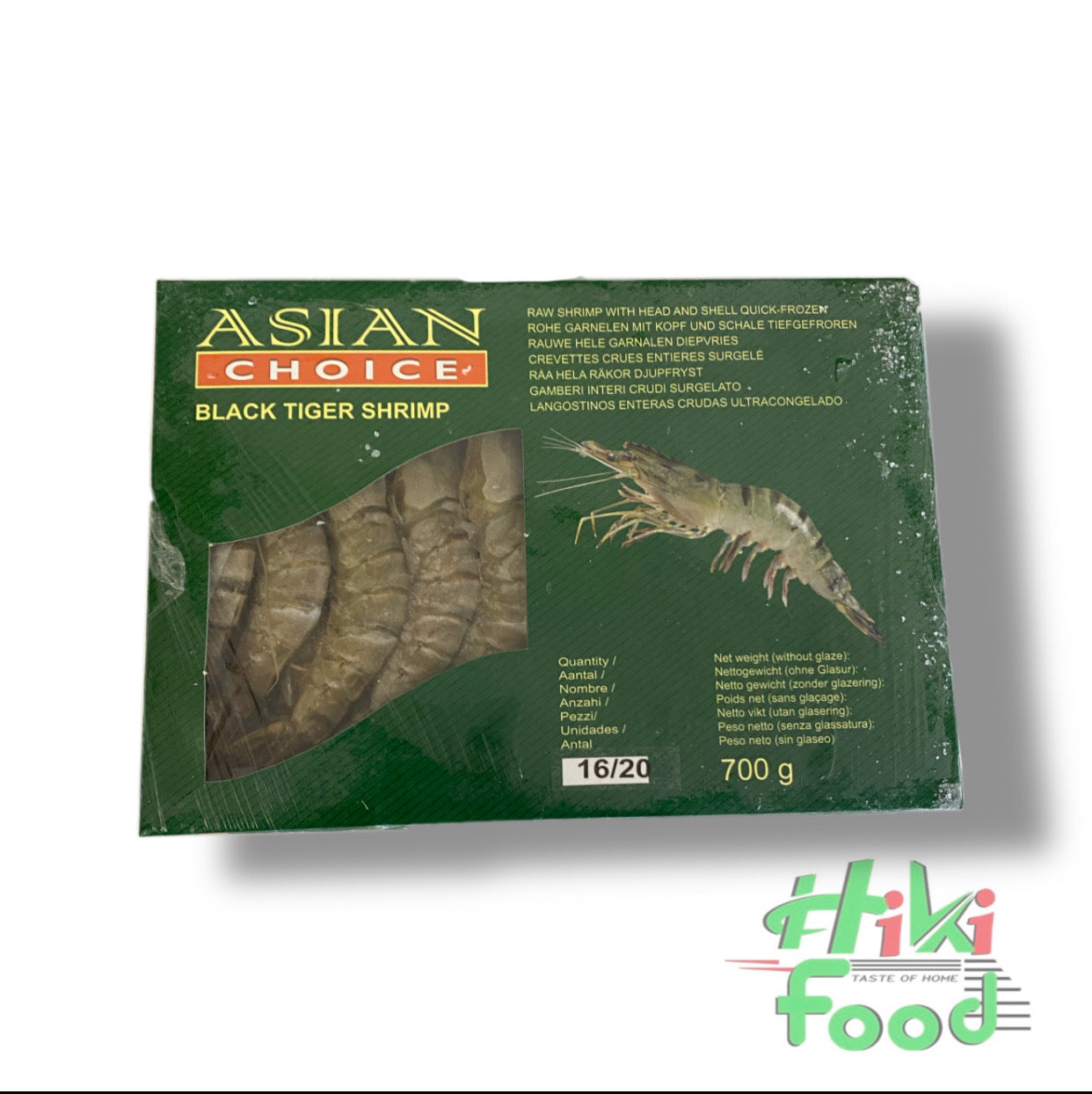 A1 - Asian Choice Head on Shell On Shrimp Hoso 16/20 1kg