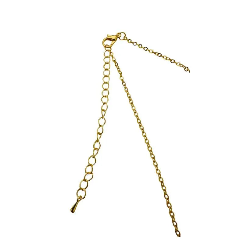 7 Chakra Necklace Gold Colour-Global Food Hub