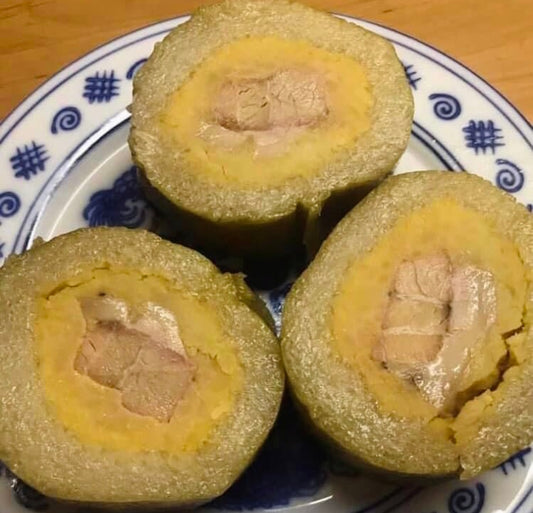 Pork Bean Sticky Rice Cake/ Banh Tet Dau Mo 1 Kg-1.2 Kg