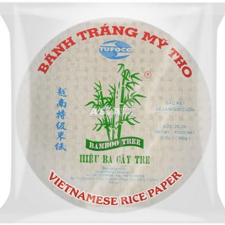 BAMBOO TREE Rice Paper 28cm Spring Roll 340g (BBD: 08/09/2024)