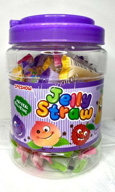 L1 - SPESHOW Jelly Straw Assorted Mini Jar 800g